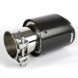 GRWA Stainless Steel 304 Carbon Fiber Exhaust Tip