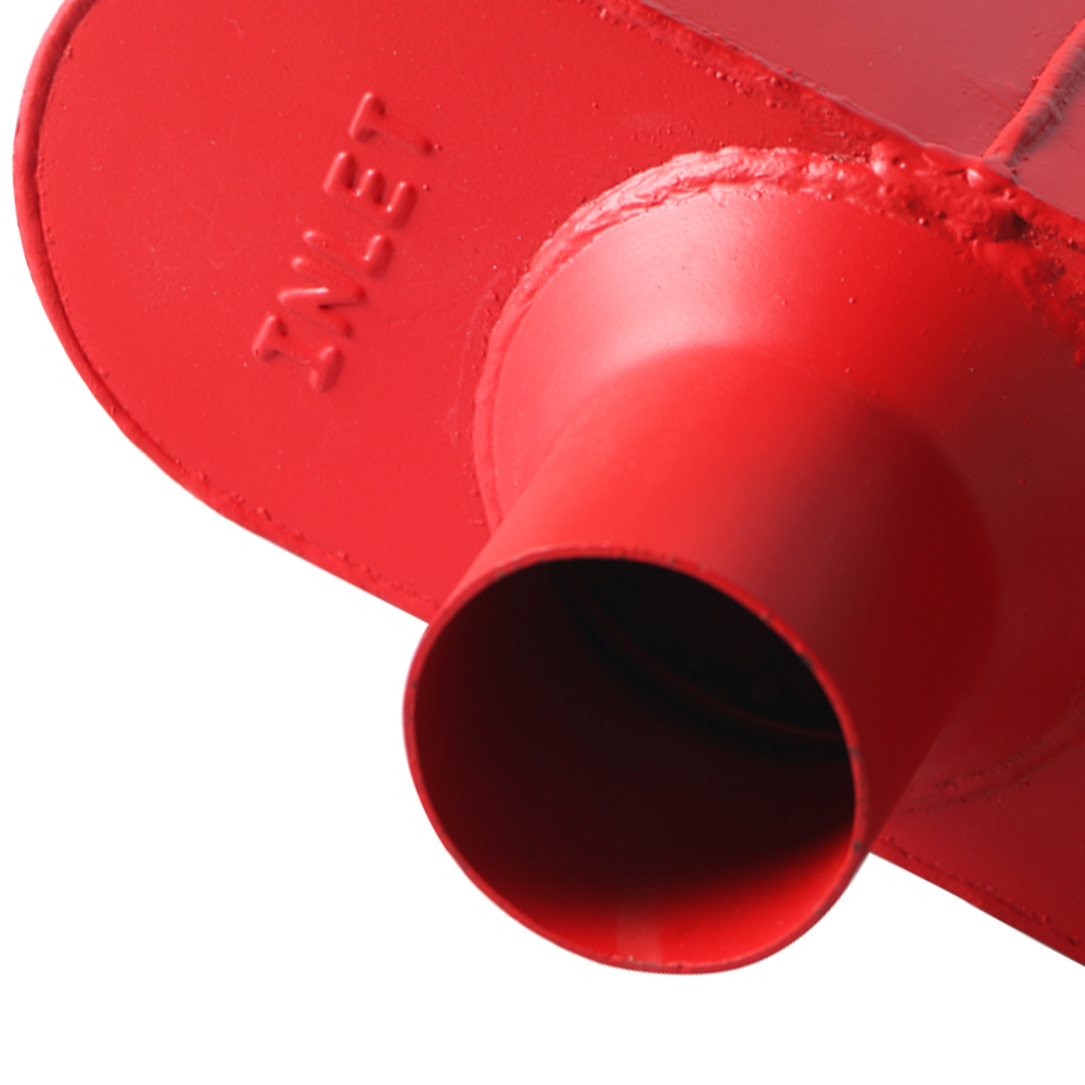 Aluminum-plated Red Paint Heat-resistant Exhaust Muffler