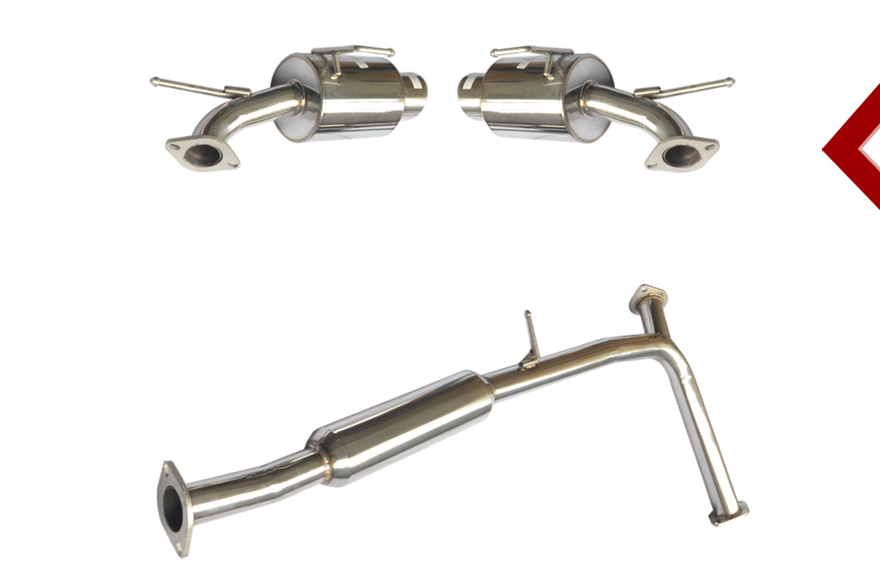 0307 350Z Stainless Steel Customizable Car Exhaust System from China
